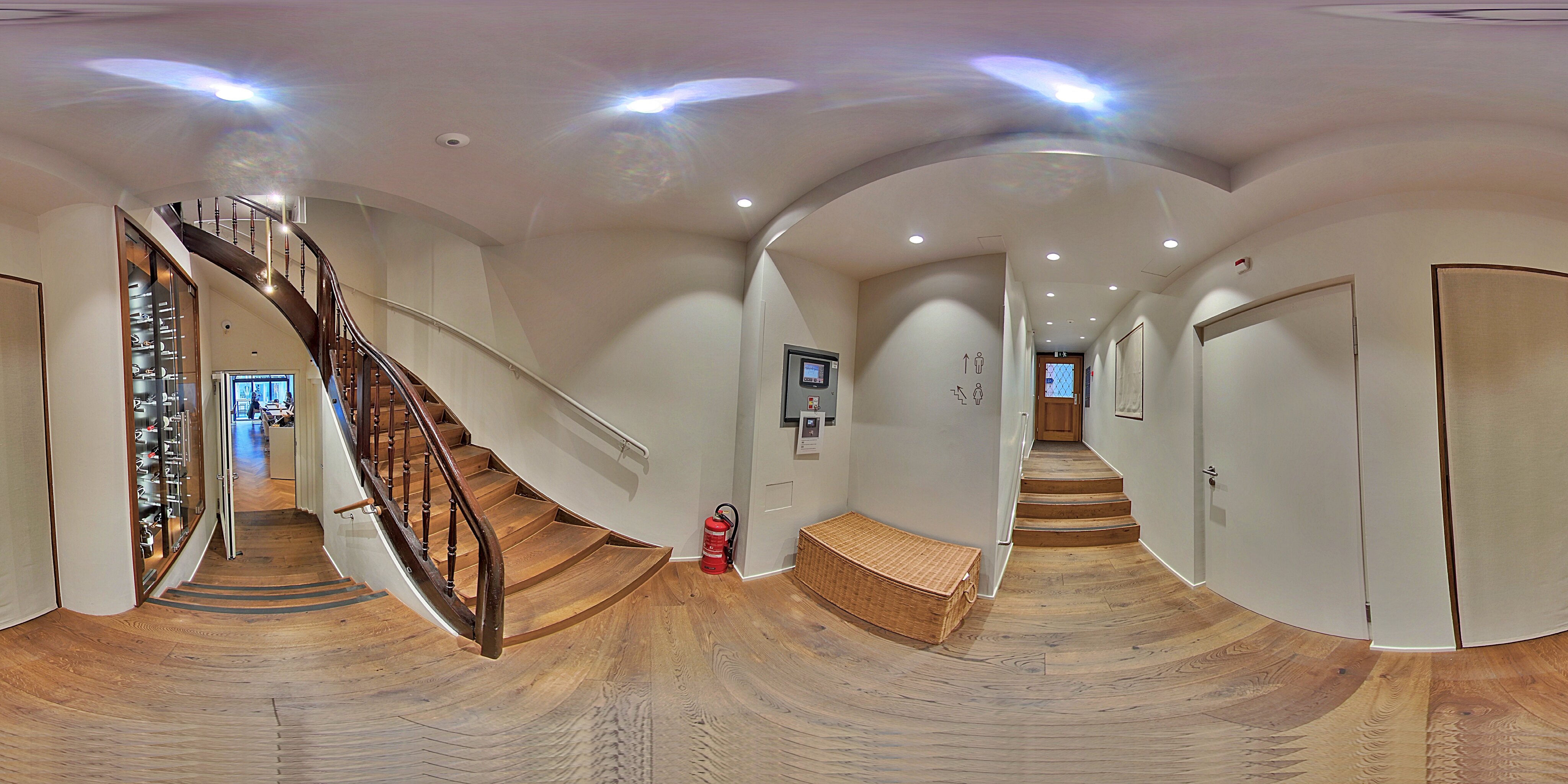 Restaurant Rose - Treppenaufgang